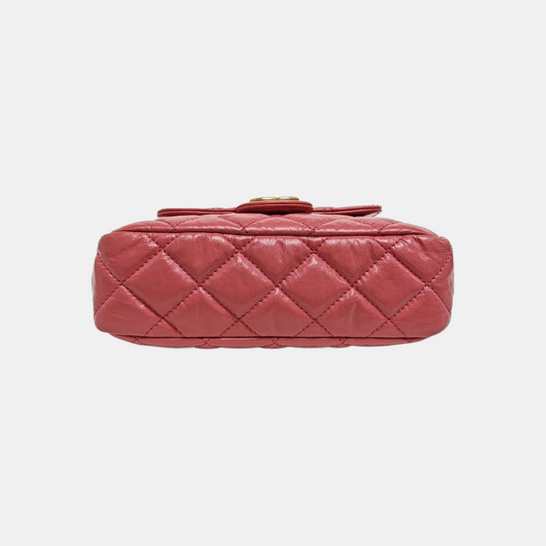 23C HOBO Quilted Calfskin Pink