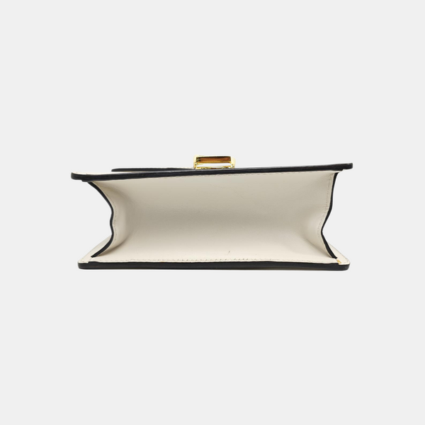 Sylvie Mini Calfskin White