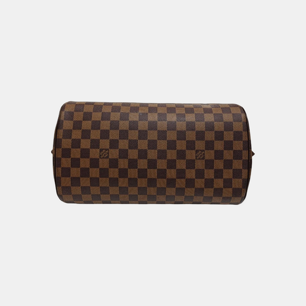 RIBERA MM Damier Ebene Coated Canvas Brown