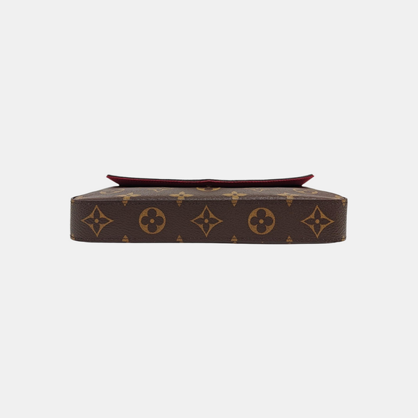FÉLICIE Monogram Coated Canvas Brown