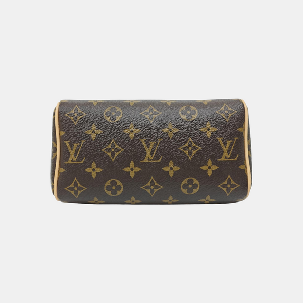 SPEEDY 20 Monogram Coated Canvas Brown
