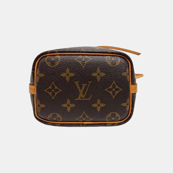 NÉONOÉ Nano Monogram Coated Canvas Brown
