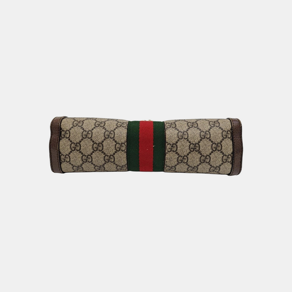 Ophidia Small Monogram Coated Canvas Beige