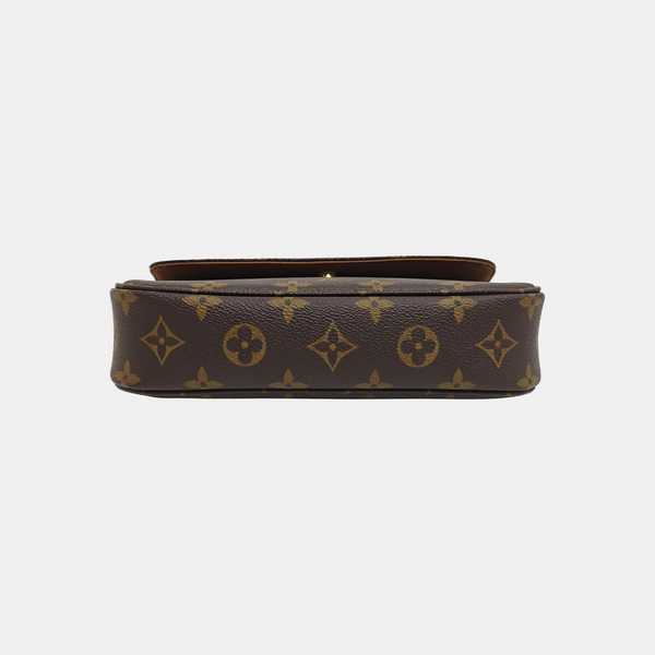 IVY Monogram Coated Canvas Brown