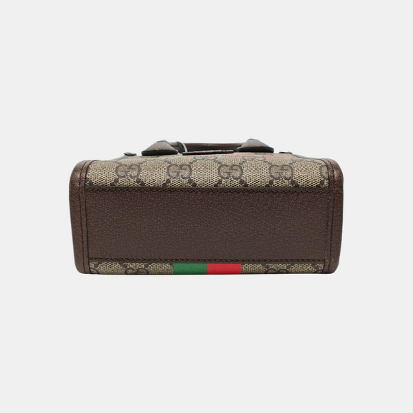 Retro Mini Monogram Coated Canvas Beige