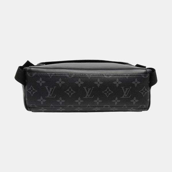 VOYAGER PM Monogram Coated Canvas Black