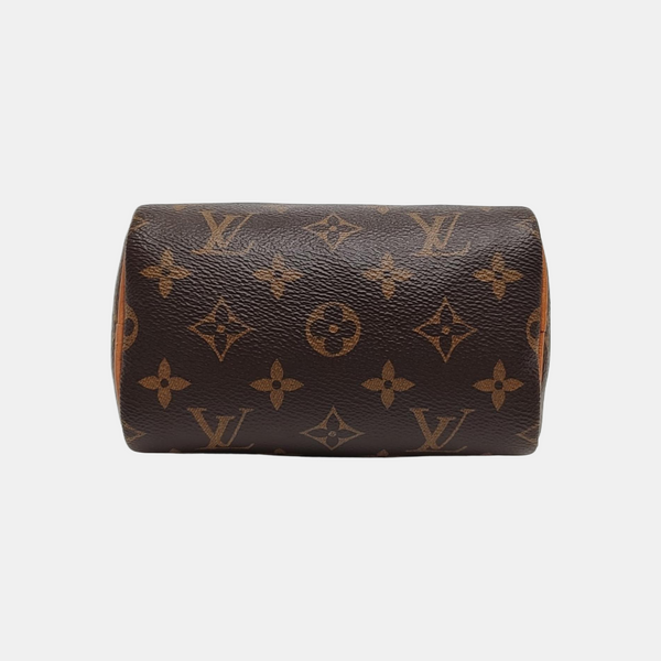 SPEEDY Nano Monogram Coated Canvas Brown