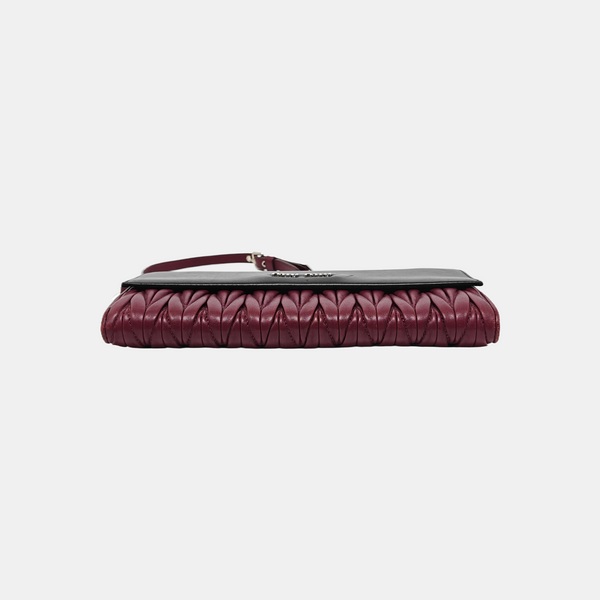 Crystal Quilted Lambskin Red