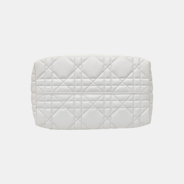 Toujours Medium Cannage Calfskin White