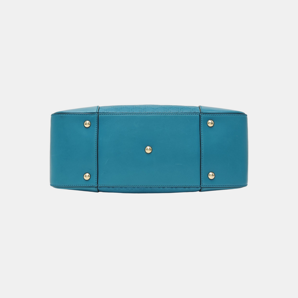 Quilted Calfskin Shoulder Bag Blue