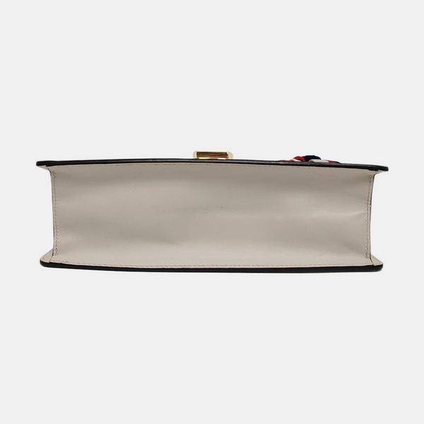 Sylvie Small Calfskin White