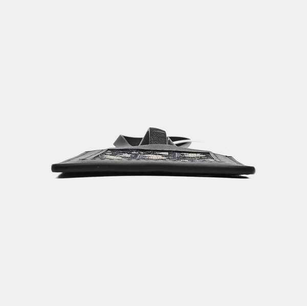 Oblique Canvas Card Holder Black