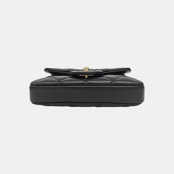 CLASSIC FLAP Mini Quilted Lambskin Black