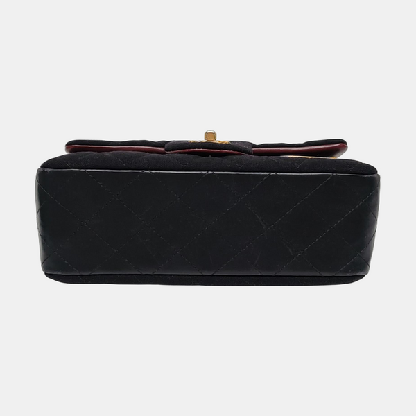 CLASSIC FLAP Quilted Wool Black