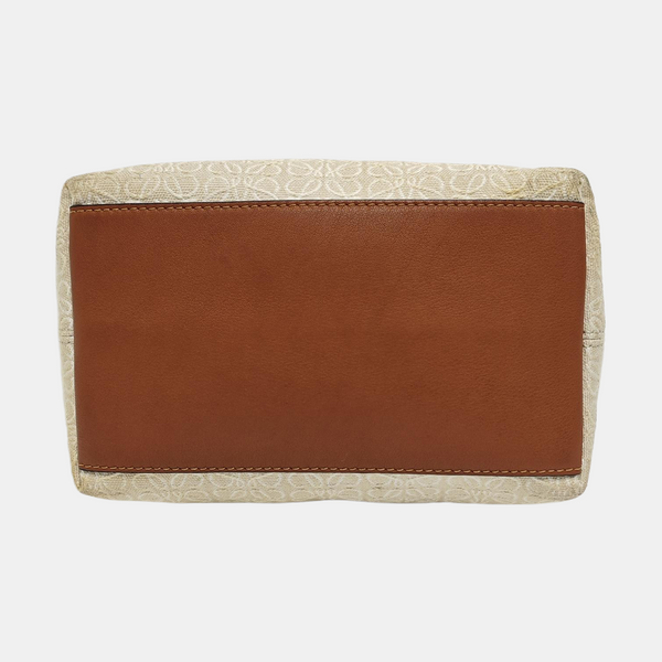 Cubi Monogram Canvas Beige