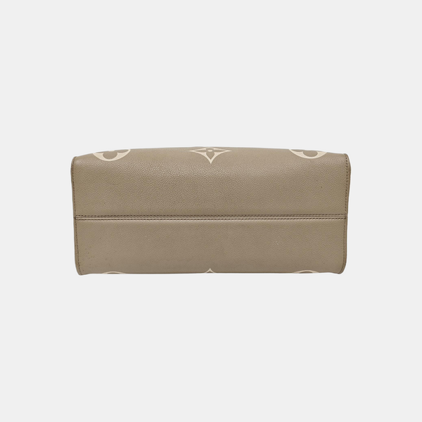 ONTHEGO MM Monogram Calfskin Gray