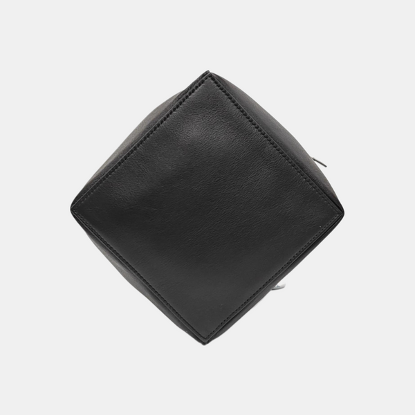 Calfskin Shoulder Bag Small Black