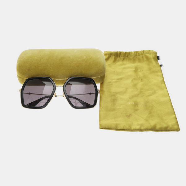 Black Synthetic Sunglasses