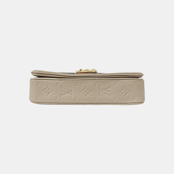 MARCEAU Monogram Calfskin Gray