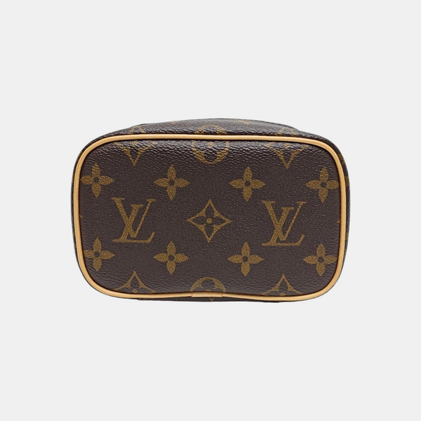 NICE Super Mini Monogram Coated Canvas Brown