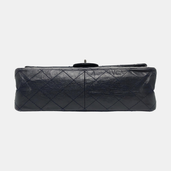 2.55 227 (jumbo) Quilted Calfskin Blue
