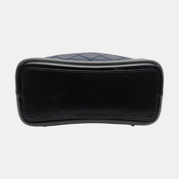 GABRIELLE Small Quilted Calfskin Blue