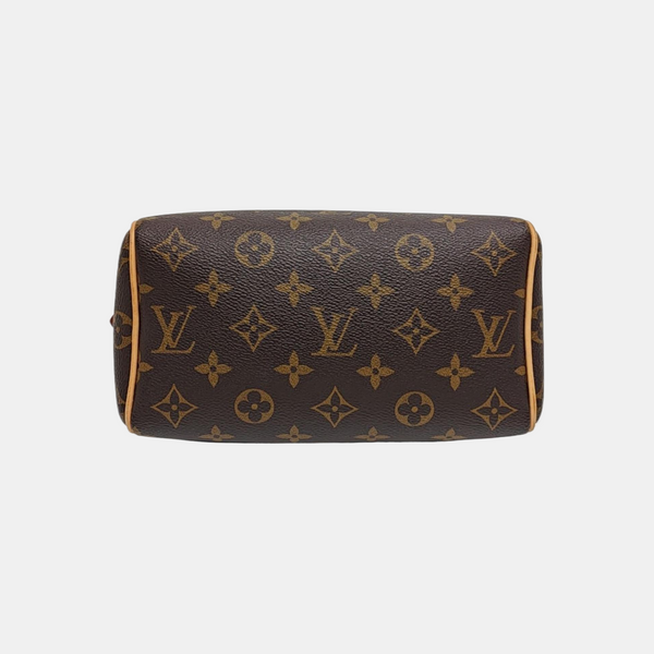 SPEEDY 20 Monogram Coated Canvas Brown