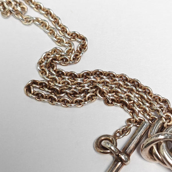 Collar de plata de ley 925 Chaine D'ancre