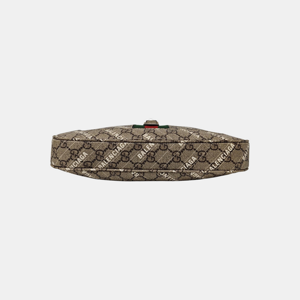 The Hacker Project Small Monogram Coated Canvas Black