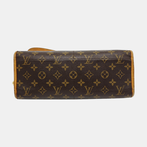 POPINCOURT Monogram Coated Canvas Brown