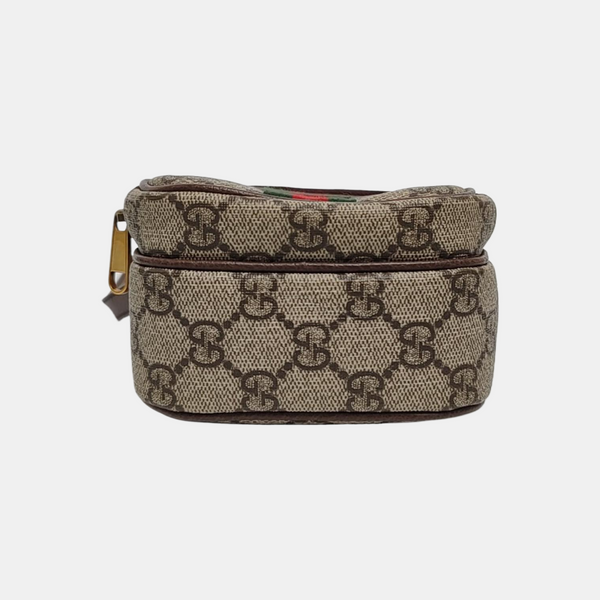 Authenticated pre-owned Ophidia Mini Monogram Coated Canvas Beige - Shoulder Bag at Looply