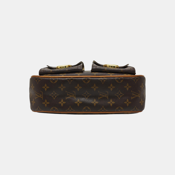 HUDSON GM Monogram Coated Canvas Brown