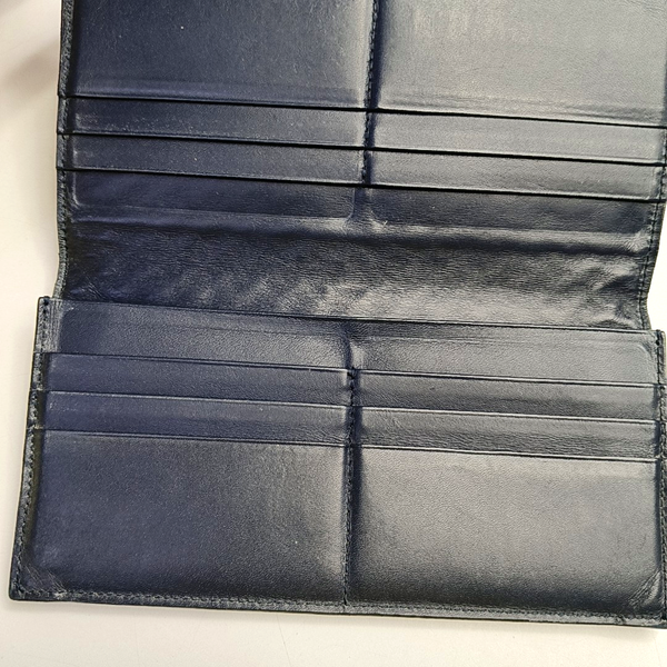 Calfskin Blue Wallet