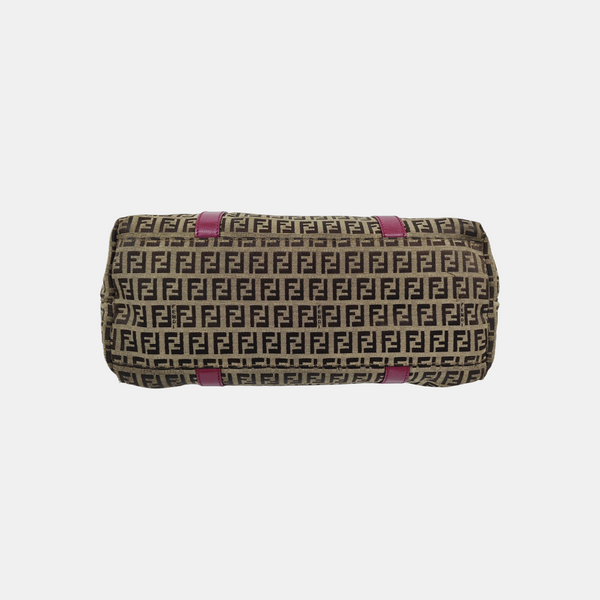 Monogram Canvas Tote Bag Brown
