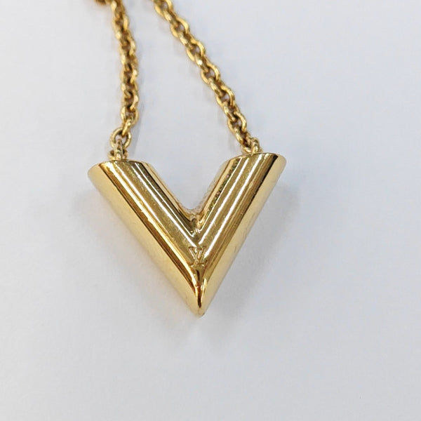 LV & ME Metal Gold Necklace