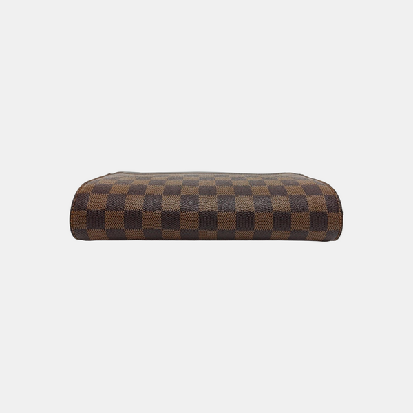SAINT LOUIS Damier Ebene Coated Canvas Brown