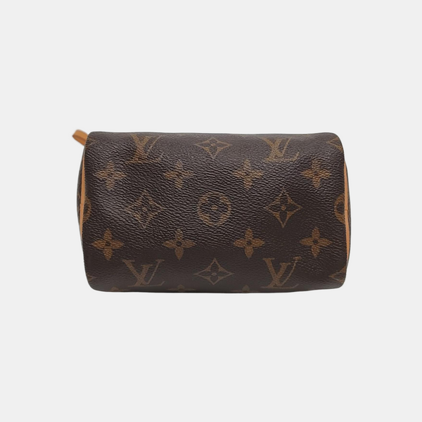 SPEEDY Nano Monogram Coated Canvas Brown