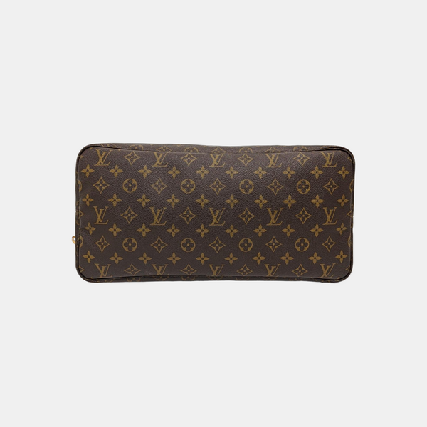 NEVERFULL GM Monogram Coated Canvas Brown