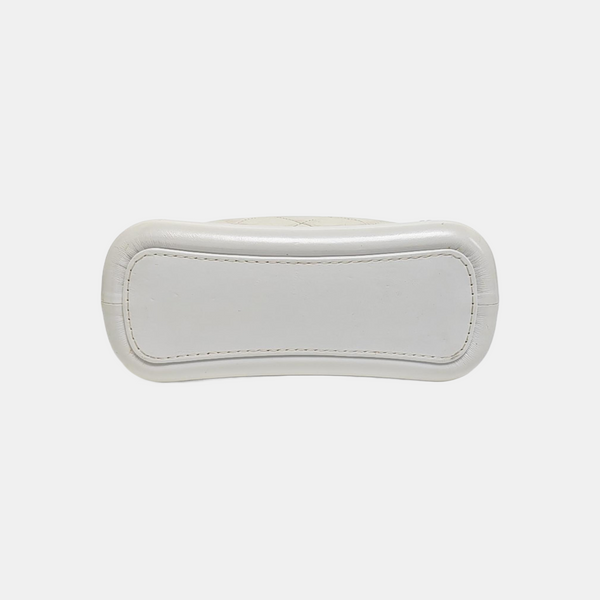 GABRIELLE Small Quilted Calfskin White