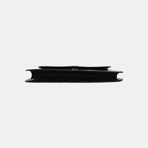 Calfskin Shoulder Bag Black
