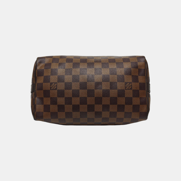 SPEEDY 25 Damier Ebene Coated Canvas Brown
