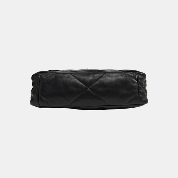 CHANEL 19 Small Quilted Lambskin Black