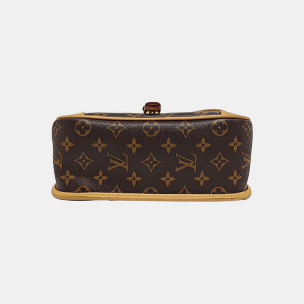 DIANE Monogram Coated Canvas Brown