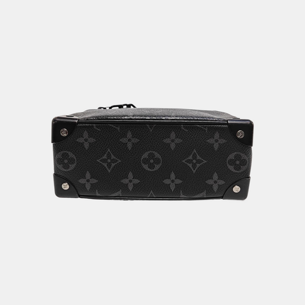 SOFT TRUNK Mini Monogram Coated Canvas Black