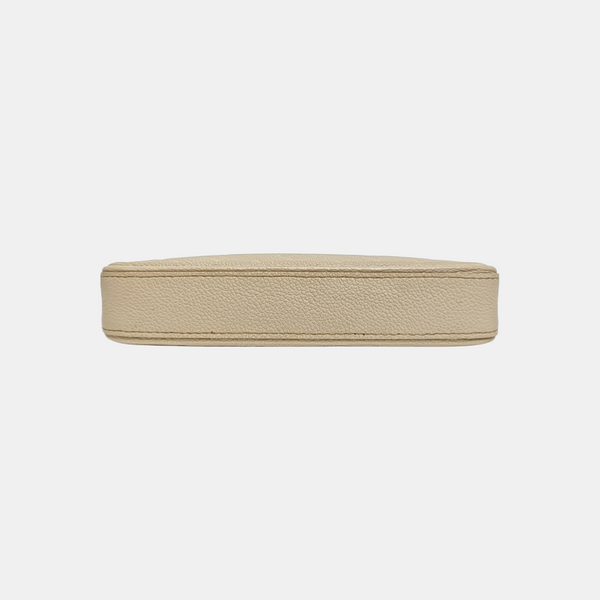 EASY POUCH ON STRAP Calfskin Beige