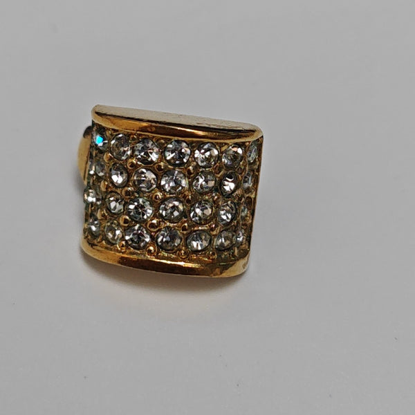 Metal Gold Clip On Earrings