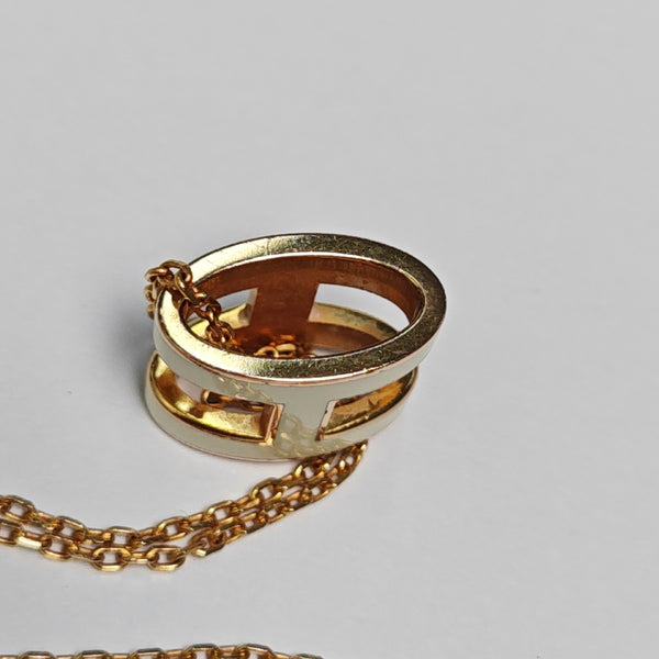 Pop H Metal Gold Necklace