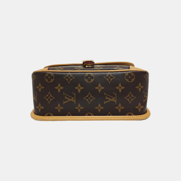 DIANE Monogram Coated Canvas Brown