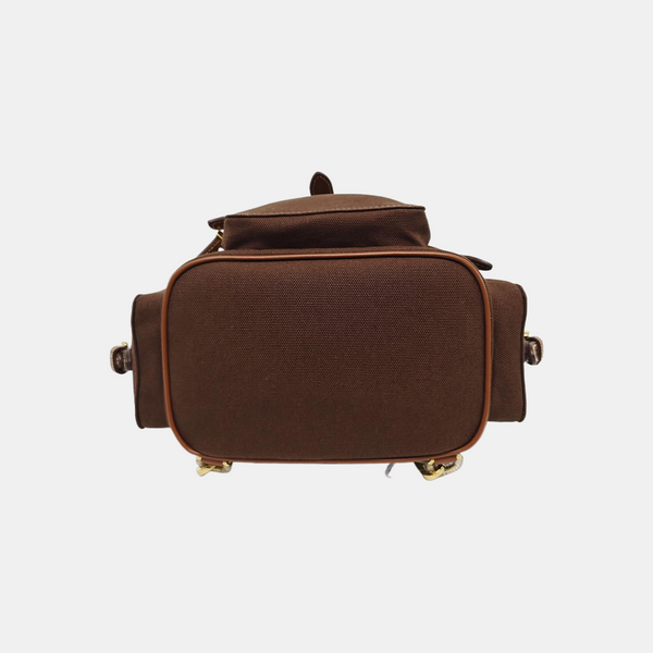 Fabric Backpack Brown