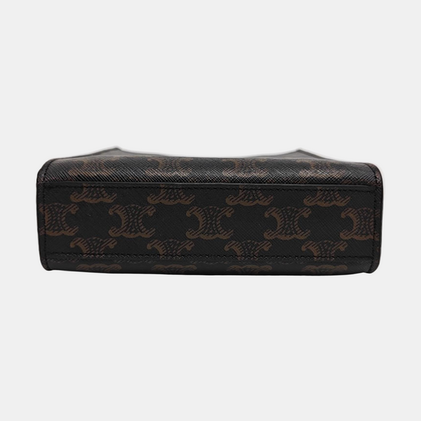 CABAS CELINE Mini Coated Canvas Brown